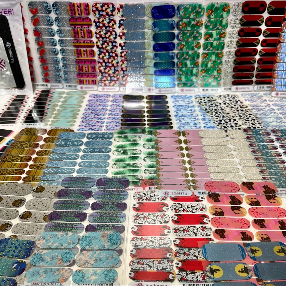 Jamberry Huge Disney nail 150 wraps Lot